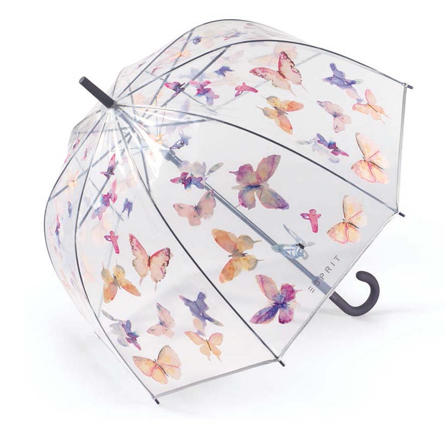 Paraguas Mariposas Transparente